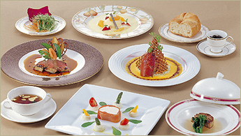 洋食コース料理写真